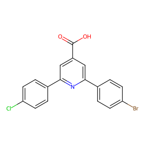 aladdin 阿拉丁 B469154 2-(4-溴苯基)-6-(4-氯苯基)吡啶-4-羧酸 38935-52-3 97%