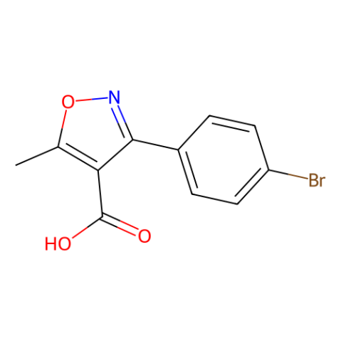 aladdin 阿拉丁 B469845 3-(4-溴苯基)-5-甲基异恶唑-4-羧酸 91182-58-0 97%