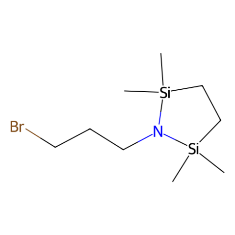 aladdin 阿拉丁 B469896 1-(3-溴丙基)-2,2,5,5-四甲基-1-氮杂-2,5-二硅杂环戊烷 95091-93-3 97%