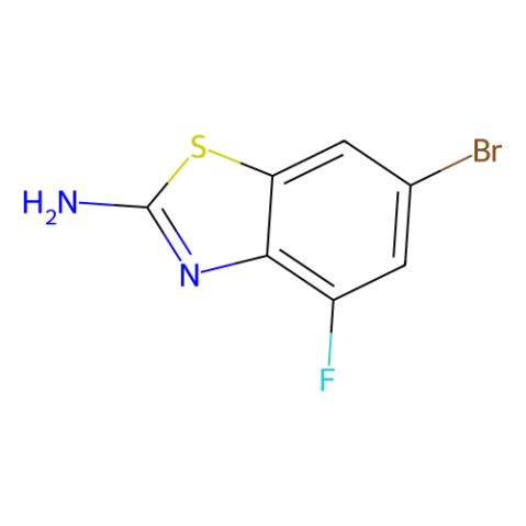 aladdin 阿拉丁 B479021 6-溴-4-氟-1,3-苯并噻唑-2-胺 383131-45-1 试剂级