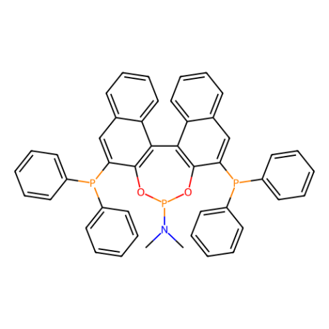 aladdin 阿拉丁 B487360 (11bR)-2,6-双(二苯基膦)-N,N-二甲基二萘并[2,1-d:1′,2′-f]-1,3,2-二氧杂膦-4-胺 913617-04-6 97%