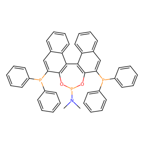 aladdin 阿拉丁 B487360 (11bR)-2,6-双(二苯基膦)-N,N-二甲基二萘并[2,1-d:1′,2′-f]-1,3,2-二氧杂膦-4-胺 913617-04-6 97%