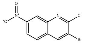 aladdin 阿拉丁 B586182 3-溴-2-氯-7-硝基喹啉 1026437-82-0 95%