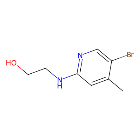aladdin 阿拉丁 B586664 2-((5-溴-4-甲基吡啶-2-基)氨基)乙醇 1219982-86-1 95%