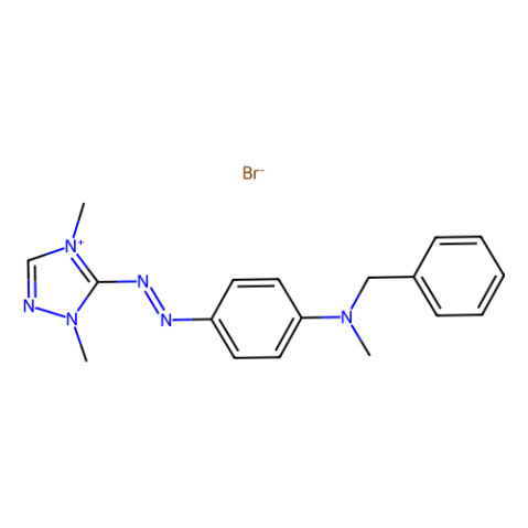 aladdin 阿拉丁 B586675 5-((4-(苄基(甲基)氨基)苯基)偶氮)-1,4-二甲基-4H-1,2,4-三唑-1-鎓溴化物 12221-69-1 strength:250%