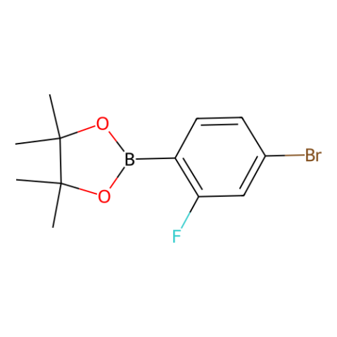 aladdin 阿拉丁 B586993 2-(4-溴-2-氟苯基)-4,4,5,5-四甲基-1,3,2-二氧硼杂环戊烷 1326316-85-1 98%
