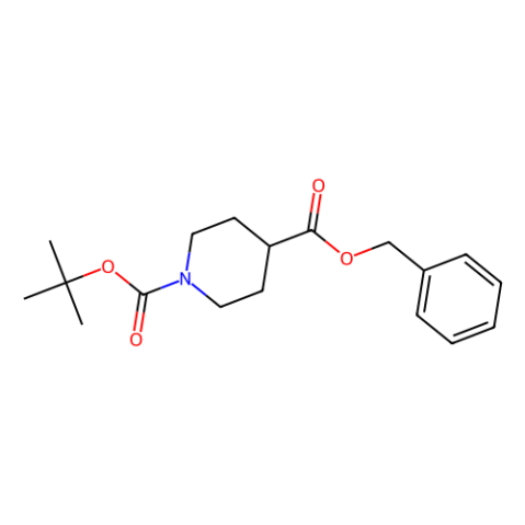 aladdin 阿拉丁 B587702 N-Boc-4-哌啶甲酸苄酯 177990-33-9 97%