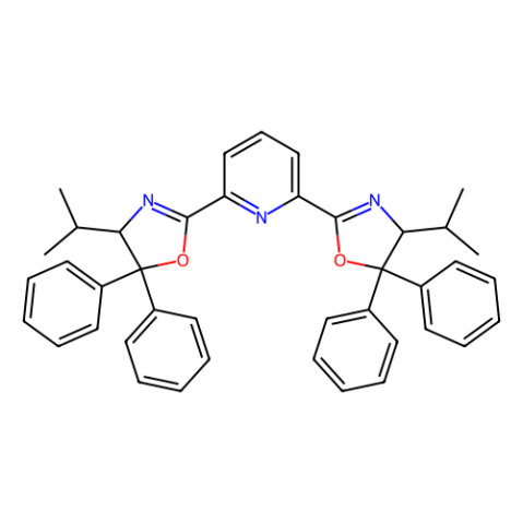 aladdin 阿拉丁 B590268 2,6-双[(4R)-4,5-二氢-4-(1-异丙基)-5,5-二苯基-2-恶唑基]吡啶 828918-24-7 98% 99%ee