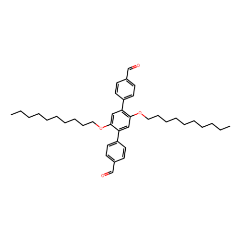 aladdin 阿拉丁 B590327 2',5'-双(癸氧基)-[1,1':4',1''-三联苯]-4,4''-二甲醛 850446-24-1 98%
