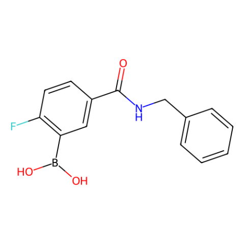 aladdin 阿拉丁 B590453 (5-(苄基氨基甲酰基)-2-氟苯基)硼酸（含不等量酸酐） 874289-53-9 97%