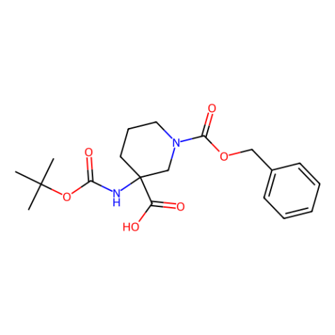 aladdin 阿拉丁 B590526 3-Boc-氨基-1-Cbz-哌啶-3-羧酸 885270-31-5 95%
