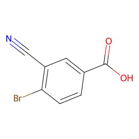 aladdin 阿拉丁 B590562 4-溴-3-氰基苯甲酸 887757-25-7 97%