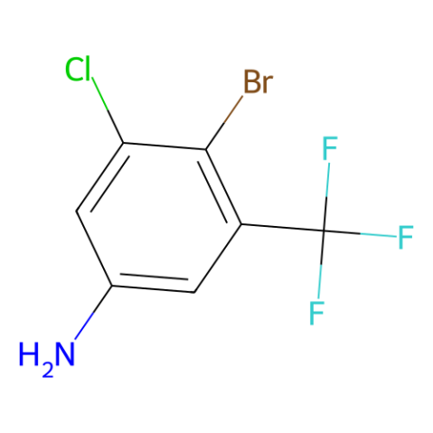 aladdin 阿拉丁 B590705 4-溴-3-氯-5-(三氟甲基)苯胺 914225-58-4 98+%