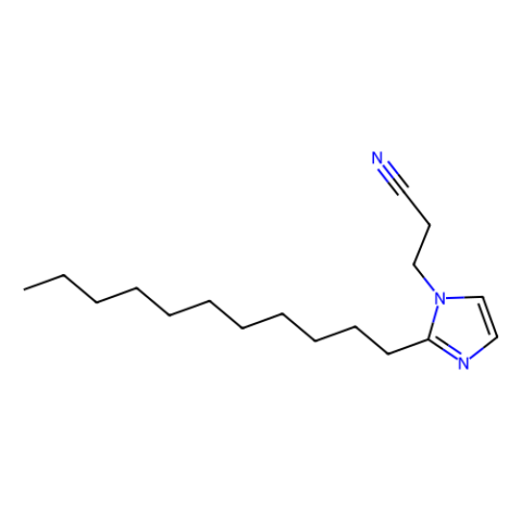 aladdin 阿拉丁 C153695 1-(2-氰乙基)-2-十一烷基咪唑 23996-16-9 90%