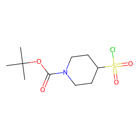 aladdin 阿拉丁 C186610 4-氯磺酰基-哌啶-1-甲酸叔丁酯 782501-25-1 97%