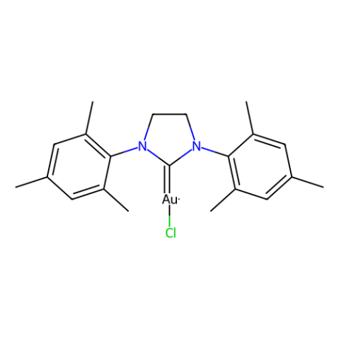 aladdin 阿拉丁 C283221 氯[1,3-双（2,4,6-三甲基苯基）-4,5-二氢咪唑-2-亚烷基]金（I） 852445-82-0 98%