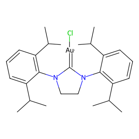 aladdin 阿拉丁 C283222 氯{1,3-双[2,6-二异丙基苯基]-4,5-二氢咪唑-2-亚基}金（I） 852445-84-2 98%