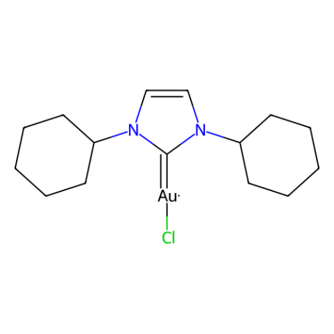 aladdin 阿拉丁 C283224 氯[1,3-双（环己基）2H-咪唑-2-亚甲基]金（I） 852445-87-5 98%