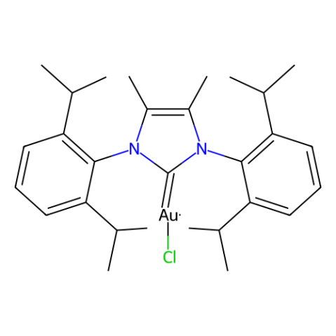 aladdin 阿拉丁 C283226 氯{1,3-双[2,6-双（1-甲基乙基）苯基]-1,3-二氢-4,5-二甲基-2H-咪唑-2-亚基}金（I）[IPrMeAuCl] 1192141-66-4 98+%