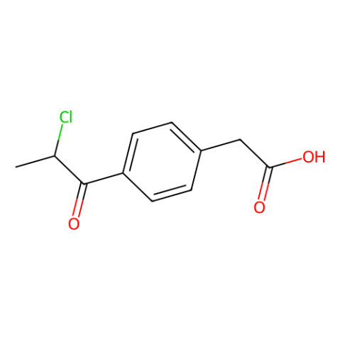 aladdin 阿拉丁 C332248 4-（2-氯丙酰基）苯乙酸 84098-73-7 95%