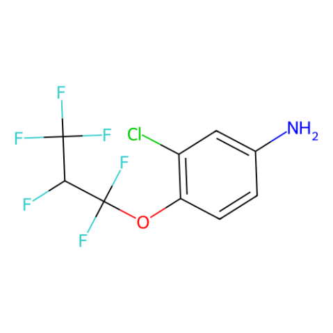 aladdin 阿拉丁 C334838 3-氯-4-（1,1,2,3,3,3-六氟丙氧基）苯胺 1100832-66-3 97%