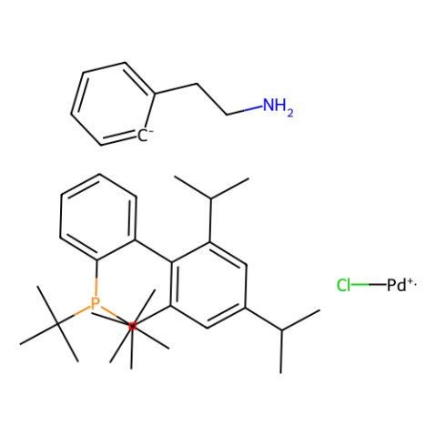 aladdin 阿拉丁 C396761 氯[2-(二叔丁基膦基)-2',4',6'-三异丙基-1,1'-联苯基][2-(2-氨基乙基)苯基)]钯(II) 1142811-12-8 ≥98%