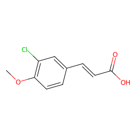 aladdin 阿拉丁 C469392 3-氯-4-甲氧基肉桂酸 58236-76-3 97%
