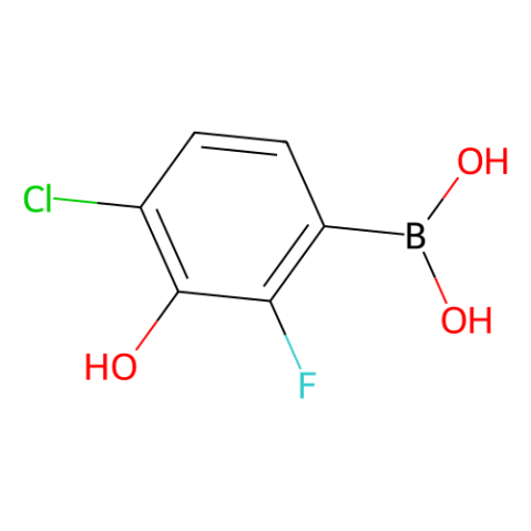 aladdin 阿拉丁 C587280 (4-氯-2-氟-3-羟基苯基)硼酸（含不等量酸酐） 1451393-13-7 97%