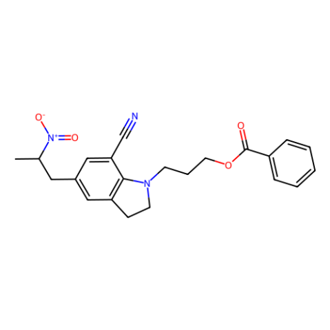 aladdin 阿拉丁 C588826 3-(7-氰基-5-(2-硝基丙基)二氢吲哚-1-基)苯甲酸丙酯 350797-56-7 97%