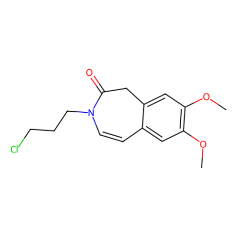 aladdin 阿拉丁 C590343 7,8-二甲氧基-3-(3-氯代丙基)-1,3-二氢-2H-3-苯并氮杂卓-2-酮 85175-59-3 97%