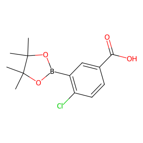aladdin 阿拉丁 C590723 4-氯-3-(4,4,5,5-四甲基-1,3,2-二氧硼杂环戊烷-2-基)苯甲酸 918331-73-4 97%