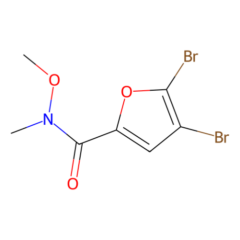 aladdin 阿拉丁 D154955 4,5-二溴-N-甲氧基-N-甲基-2-呋喃甲酰胺 502639-02-3 96%