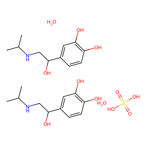 aladdin 阿拉丁 D342192 DL-异丙肾上腺素半硫酸盐 6078-56-4 ≥97%