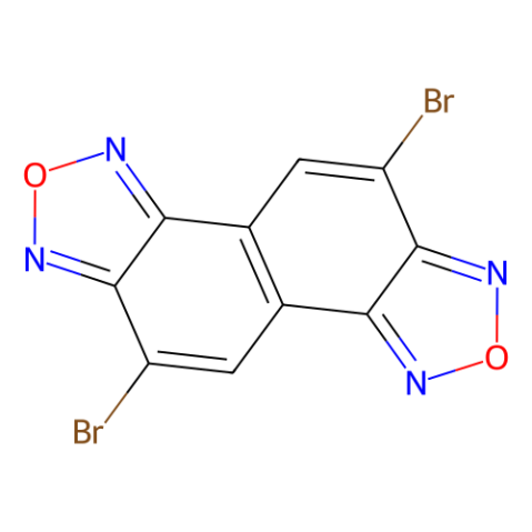 aladdin 阿拉丁 D404267 5,10-二溴萘并[1,2-c:5,6-c']双([1,2,5]恶二唑) 1437229-17-8 >98.0%(HPLC)