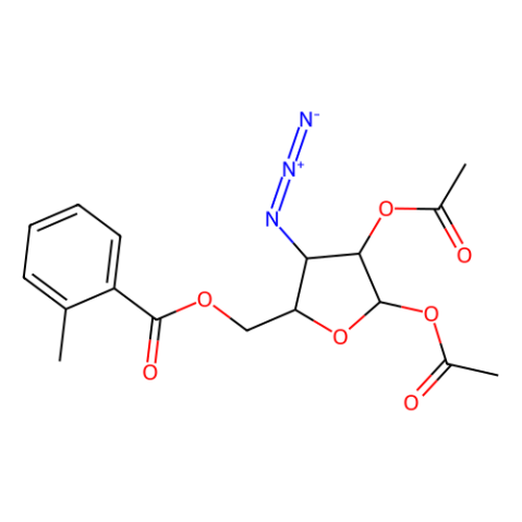 aladdin 阿拉丁 D463687 1,2-二-O-乙酰基-3-叠氮-3-脱氧-5-O-(p-甲苯基)-D -呋喃核糖 120143-22-8 ≥95% (HPLC)