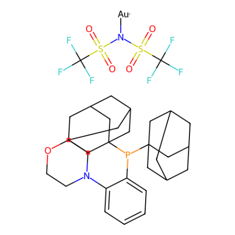 aladdin 阿拉丁 D468812 {4-[2-二(1-金刚烷基)膦基]苯基吗啉}金(I)双(三氟甲磺酰基)亚胺 1631714-76-5 97%