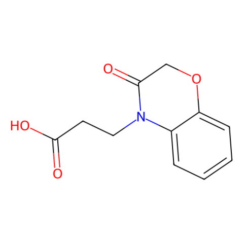 aladdin 阿拉丁 D468981 2,3-二氢-3-氧代-4H-1,4-苯并恶嗪-4-propionic acid 23866-15-1 97%