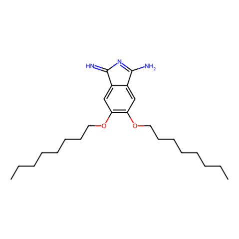 aladdin 阿拉丁 D472214 1,3-二亚氨基-5,6-双(辛基氧基)异吲哚啉 118156-18-6 98%
