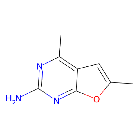 aladdin 阿拉丁 D478855 4,6-二甲基呋喃[2,3-d]嘧啶-2-胺 22727-43-1 试剂级