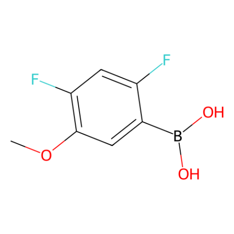 aladdin 阿拉丁 D587142 2,4-二氟-5-甲氧基苯基硼酸 (含不等量酸酐) 1395417-65-8 98%