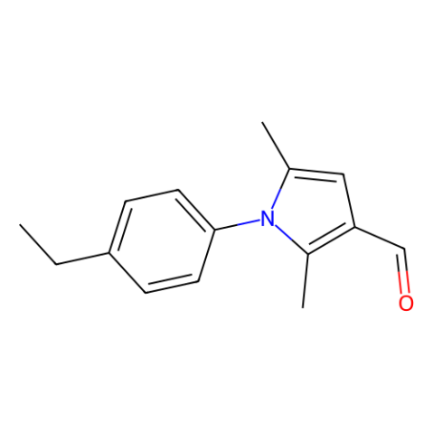 aladdin 阿拉丁 E345736 1-（4-乙基苯基）-2,5-二甲基-1H-吡咯-3-甲醛 426216-56-0 97%