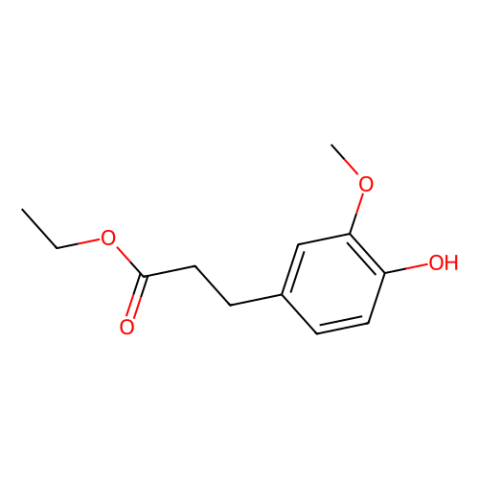 aladdin 阿拉丁 E348800 3-（4-羟基-3-甲氧基苯基）丙酸乙酯 61292-90-8 98%