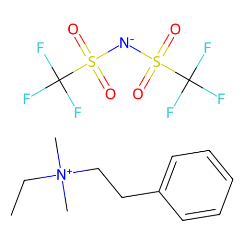 aladdin 阿拉丁 E404423 乙基(二甲基)(2-苯乙基)铵二(三氟甲磺酰)亚胺 1804970-28-2 >98.0%(T)