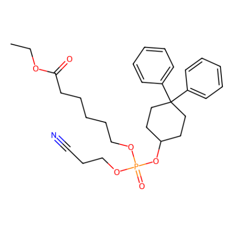 aladdin 阿拉丁 E404429 6-[(2-氰基乙氧基)(4,4-二苯基环己基氧)膦酰基氧]己酸乙酯 572913-59-8 >95.0%(HPLC)
