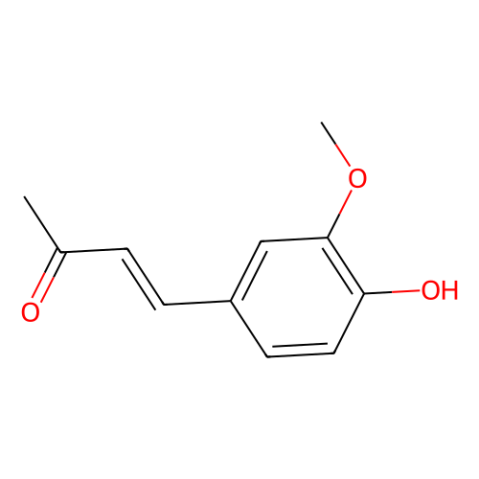 aladdin 阿拉丁 E404532 (E)-4-(4-羟基-3-甲氧苯基)-3-丁烯-2-酮 22214-42-2 >98.0%(GC)