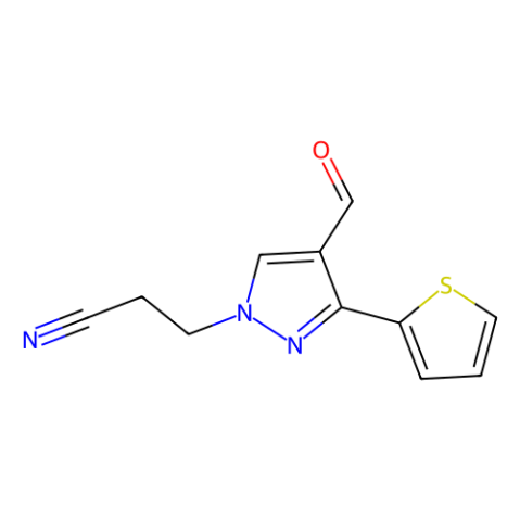 aladdin 阿拉丁 F356780 3-（4-甲酰基-3-噻吩-2-基-1H-吡唑-1-基）丙腈 372107-06-7 95%