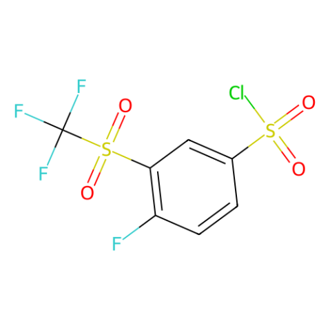 aladdin 阿拉丁 F586186 3-(三氟甲基磺酰基)-4-氟苯磺酰氯 1027345-07-8 95%