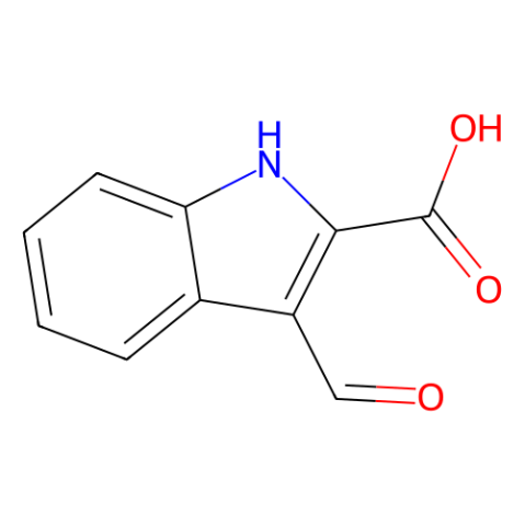 aladdin 阿拉丁 F588579 3-甲酰基-1H-吲哚-2-羧酸 28737-34-0 95%