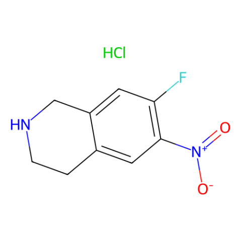 aladdin 阿拉丁 F590696 7-氟-6-硝基-1,2,3,4-四氢异喹啉盐酸盐 912846-66-3 95%