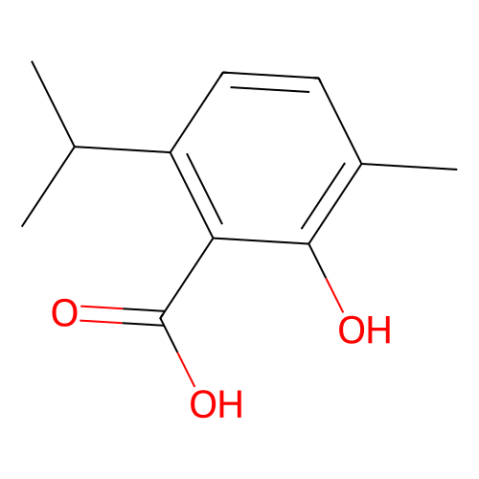 aladdin 阿拉丁 H474321 2-羟基-6-异丙基-3-甲基苯甲酸 4389-53-1 99%